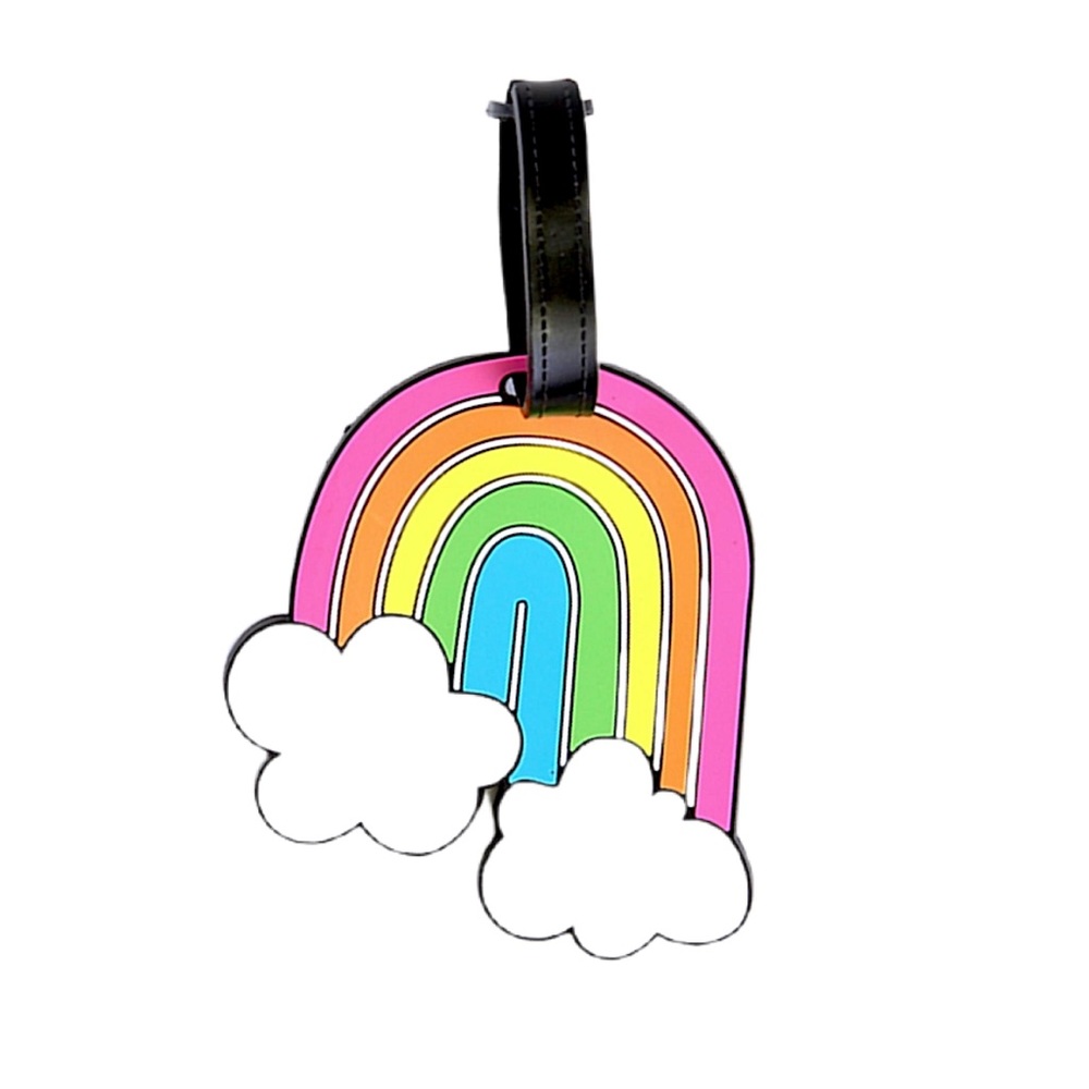 RAINBOW BACKPACK / LUGGAGE TAG NWT - Picture 5 of 5
